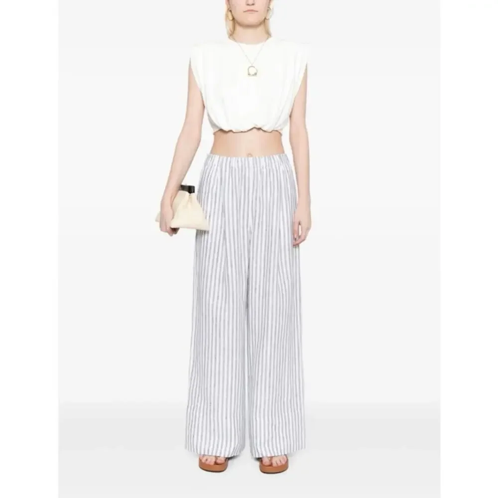 Reformation Fernando Linen Trousers Sz XS